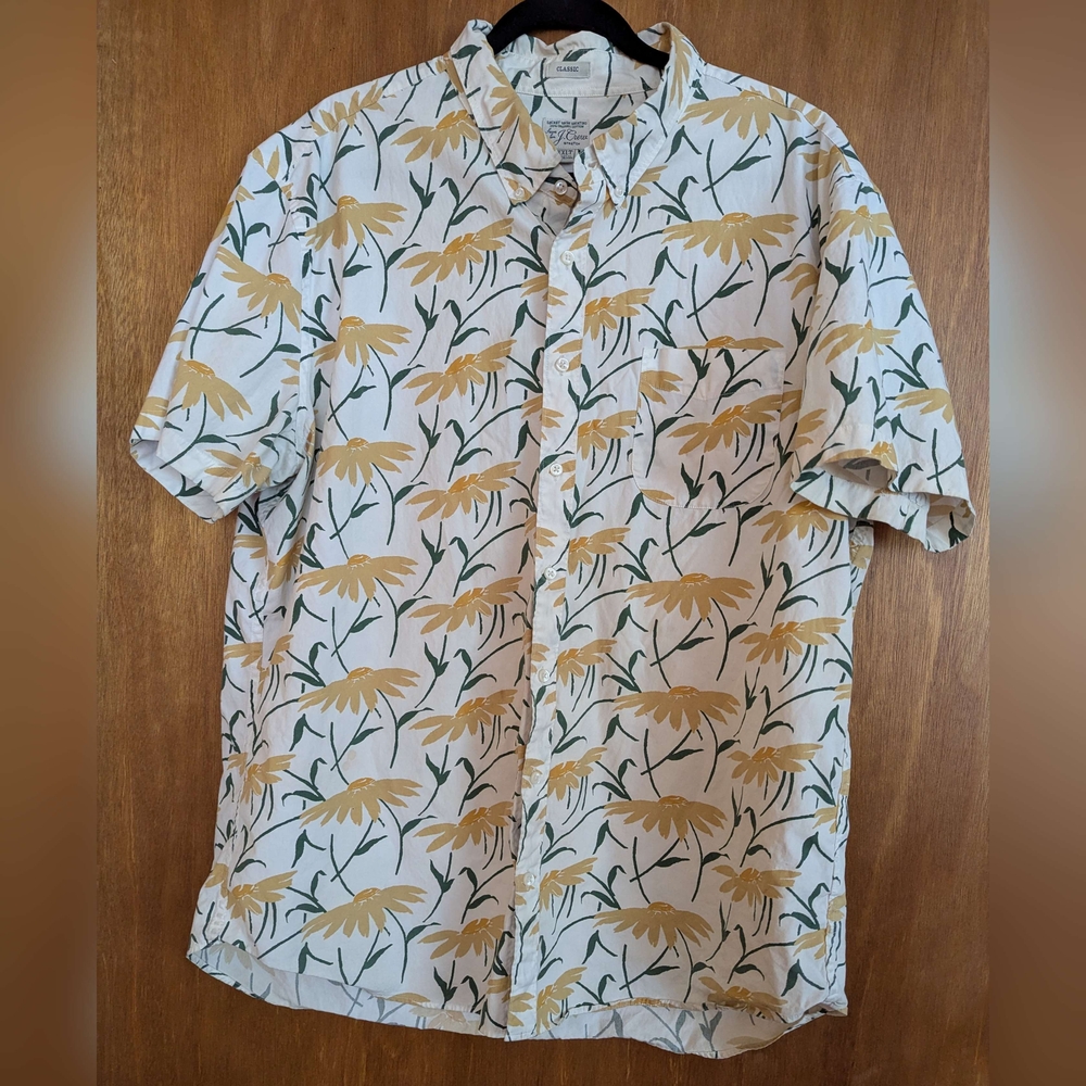 J Crew Short Sleeve Button Down